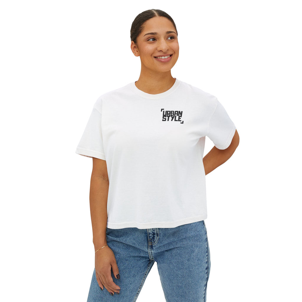 Women's Boxy Tee — "NEW GENERATION" Urban Style Graphic