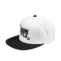 Urban Style Embroidered Snapback Hat — Black & White Streetwear Cap