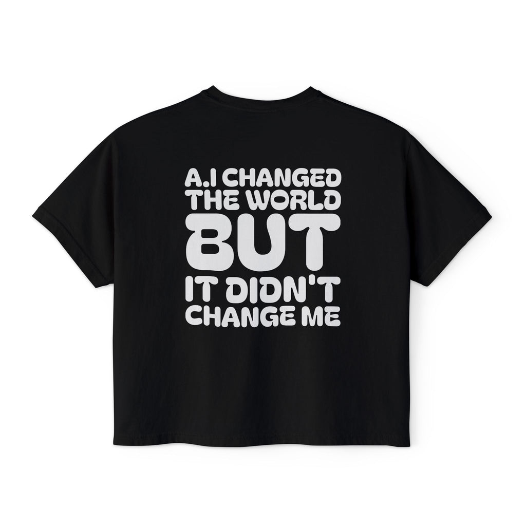 Women's Boxy Tee — "NEW GENERATION" Urban Style Graphic