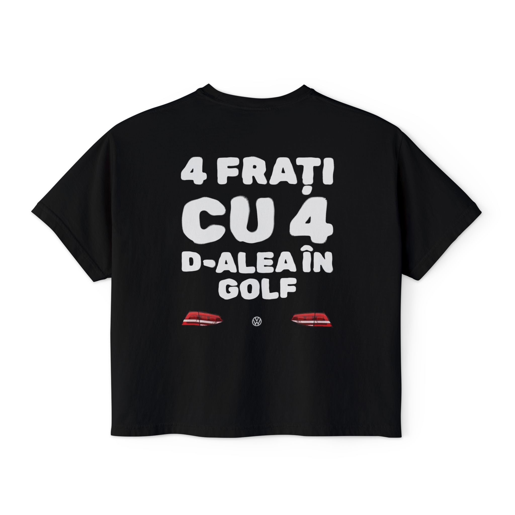Women's Boxy Tee — ”4HO GOLF” Graphic Top