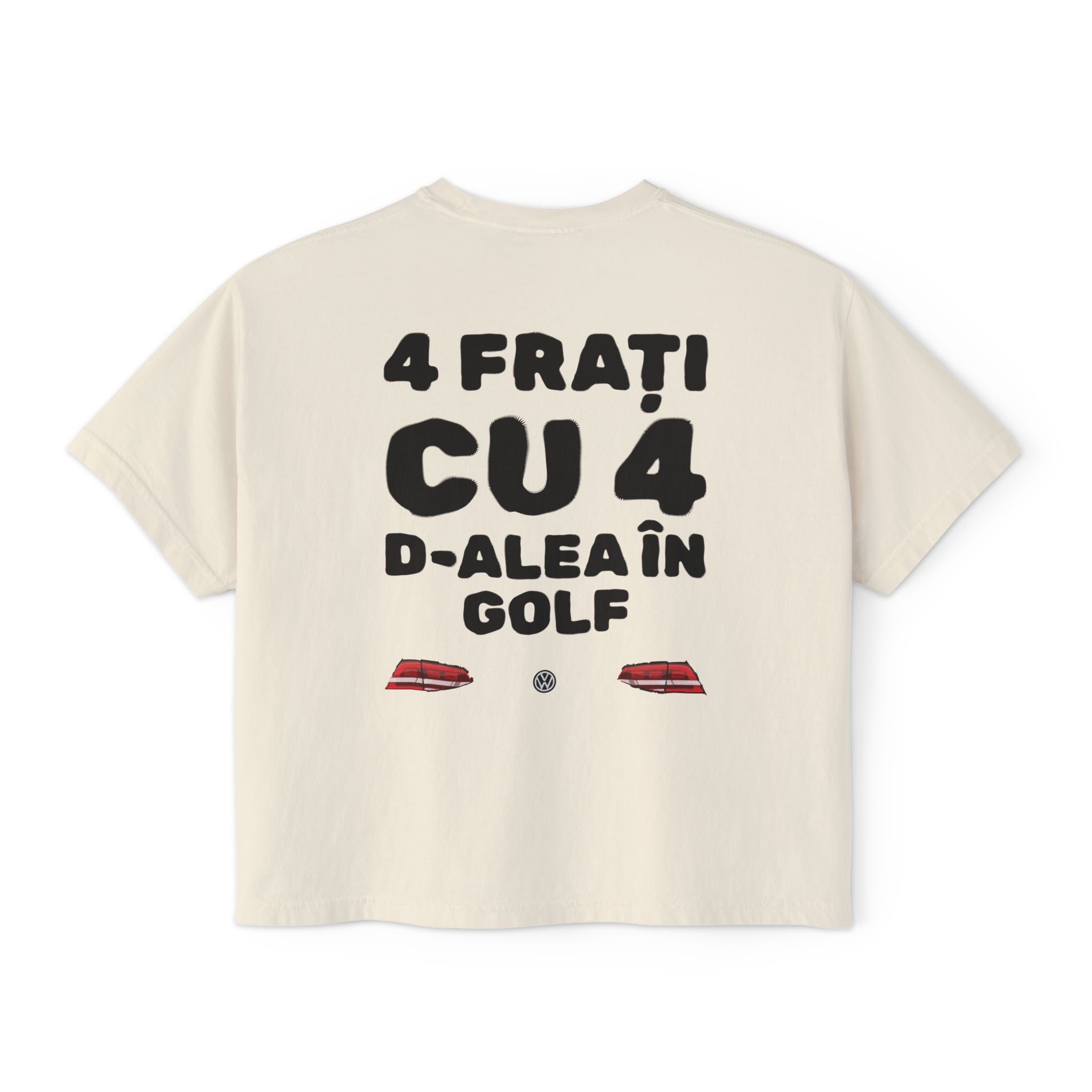Women's Boxy Tee — ”4HO GOLF” Graphic Top
