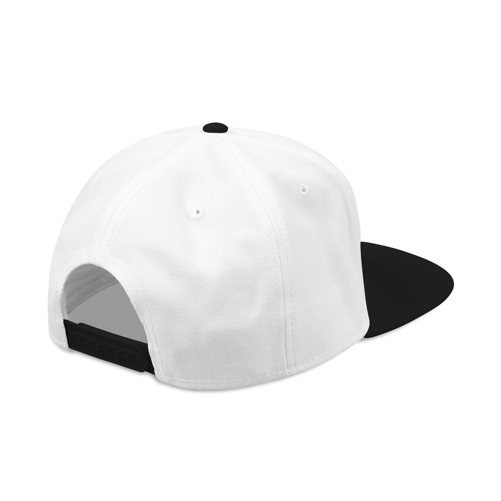 Urban Style Embroidered Snapback Hat — Black & White Streetwear Cap