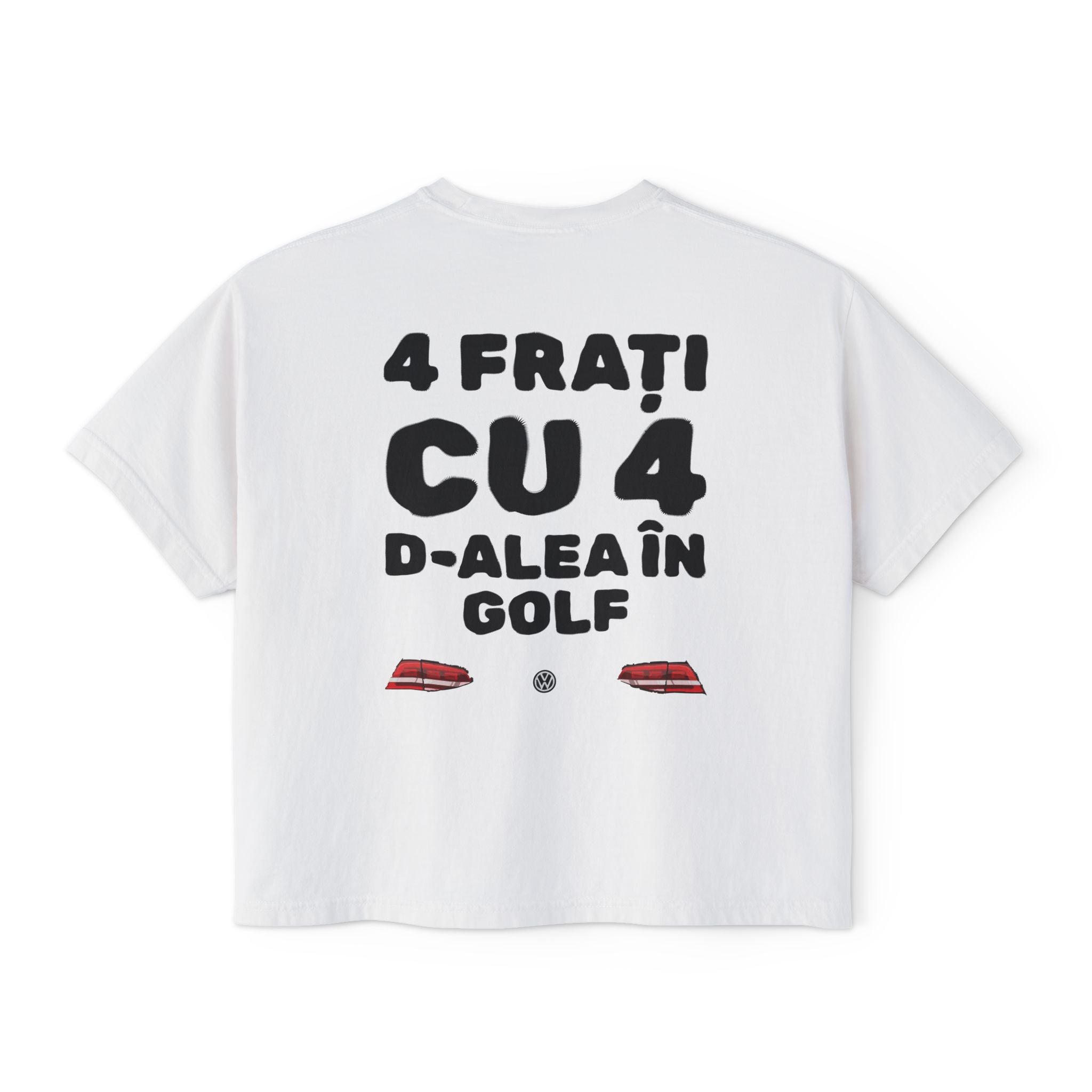 Women's Boxy Tee — ”4HO GOLF” Graphic Top