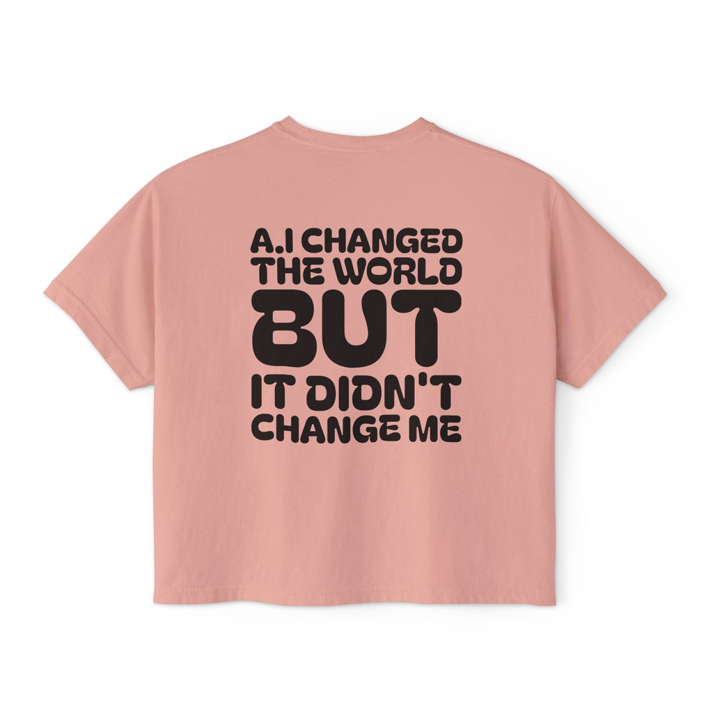 Women's Boxy Tee — "NEW GENERATION" Urban Style Graphic