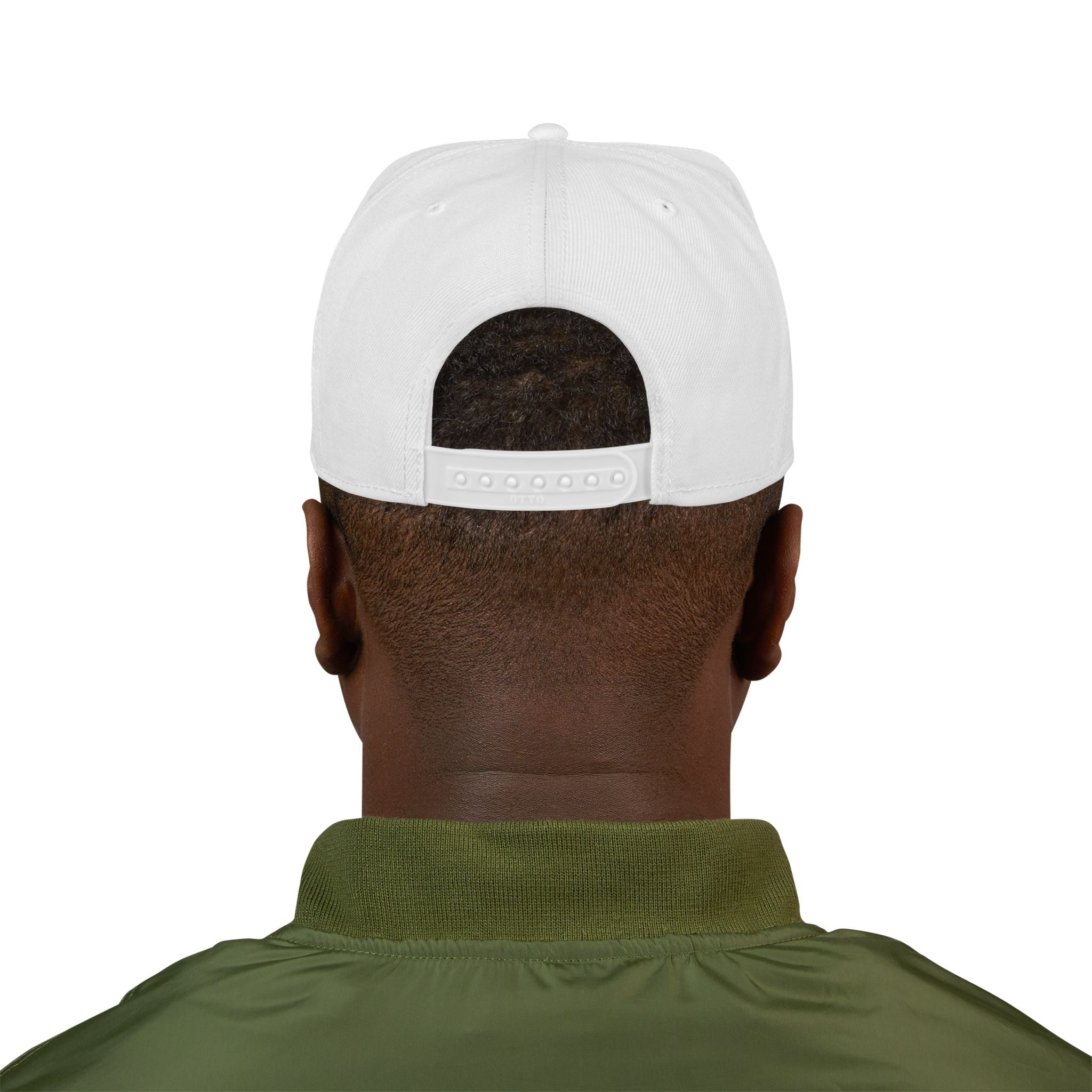 Urban Style Embroidered Snapback Hat — Black & White Streetwear Cap