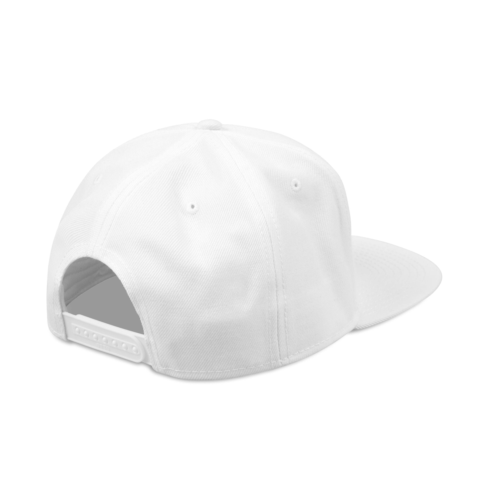 Urban Style Embroidered Snapback Hat — Black & White Streetwear Cap