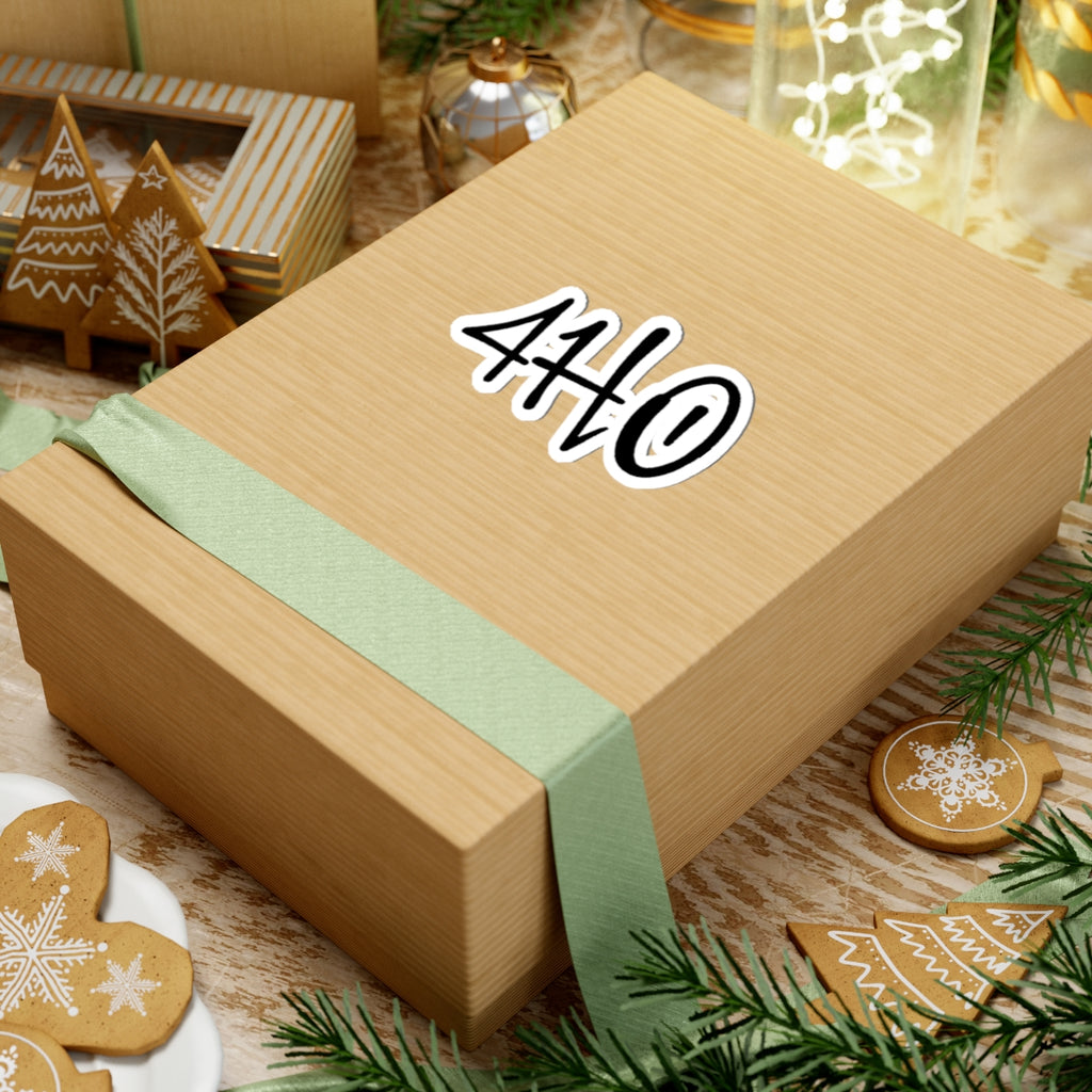 4HO Logo Kiss-Cut Sticker — Handwritten Script Laptop Decal