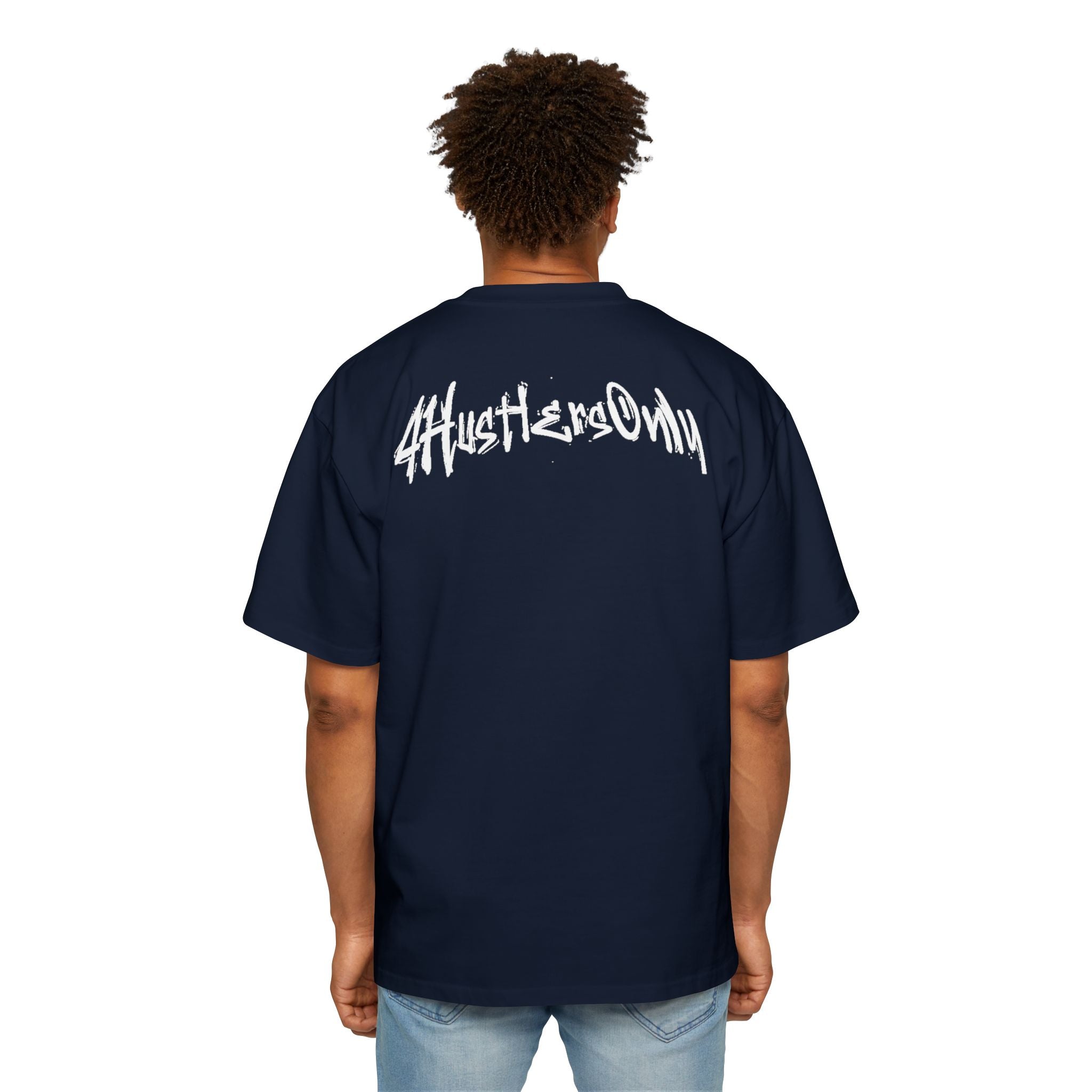 Oversized Tee "4HustlersOnly" Streetwear Graphic T-Shirt