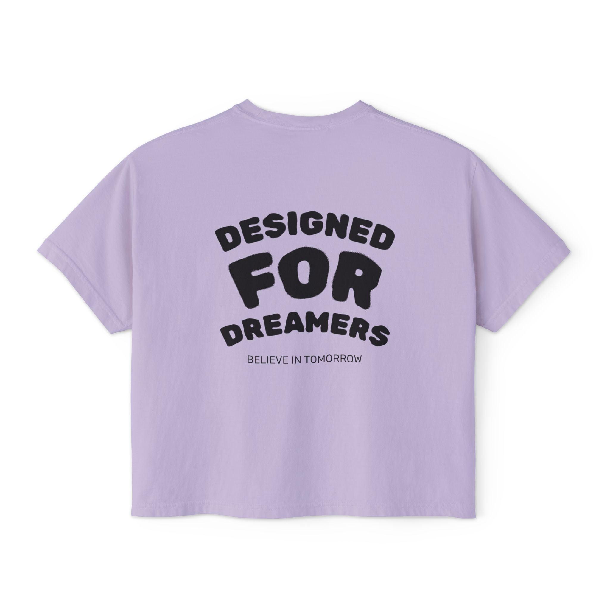 Women's Boxy Tee — 'The Optimist' Graphic T-Shirt