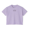 AURA Collection Women's Boxy Tee — 'AURA' Graphic Crop T‑Shirt