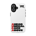 Phone Case — "AURA" Bold Typography Protective Cover