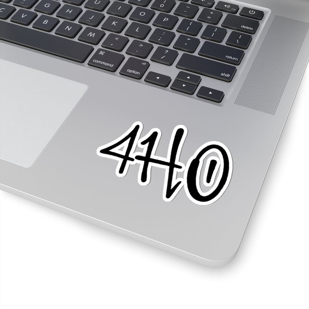 4HO Logo Kiss-Cut Sticker — Handwritten Script Laptop Decal
