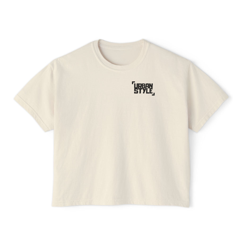 Women's Boxy Tee — "NEW GENERATION" Urban Style Graphic