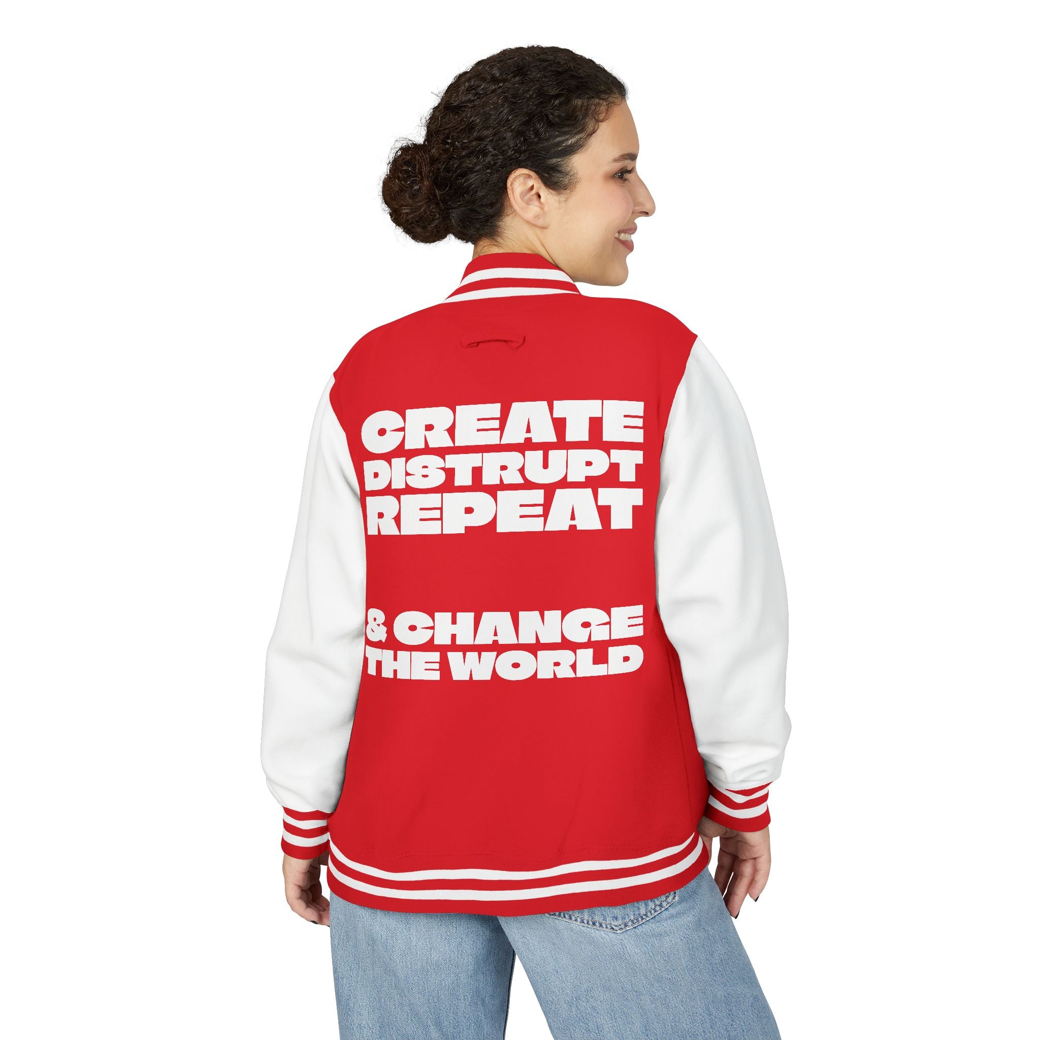 "NEW GENERATION" Collection Unisex Letterman Jacket